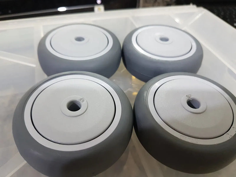 8 Rodinha Rodizio Para Trolley Aviação Varig Nova