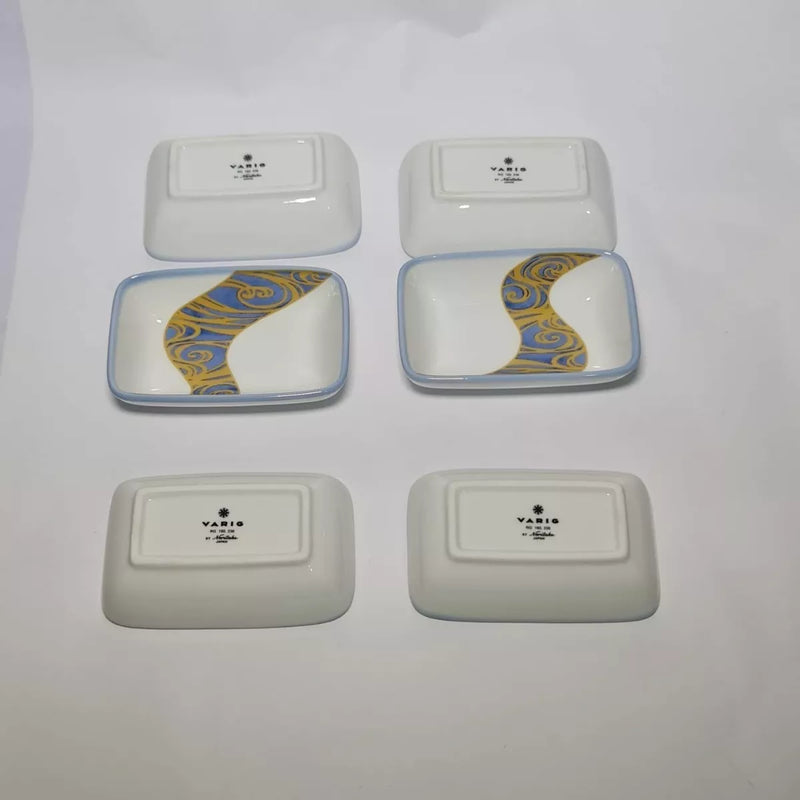 Kit 4 Varig Porcelana Noritake Shoyo Oriental Japonesa Luxo